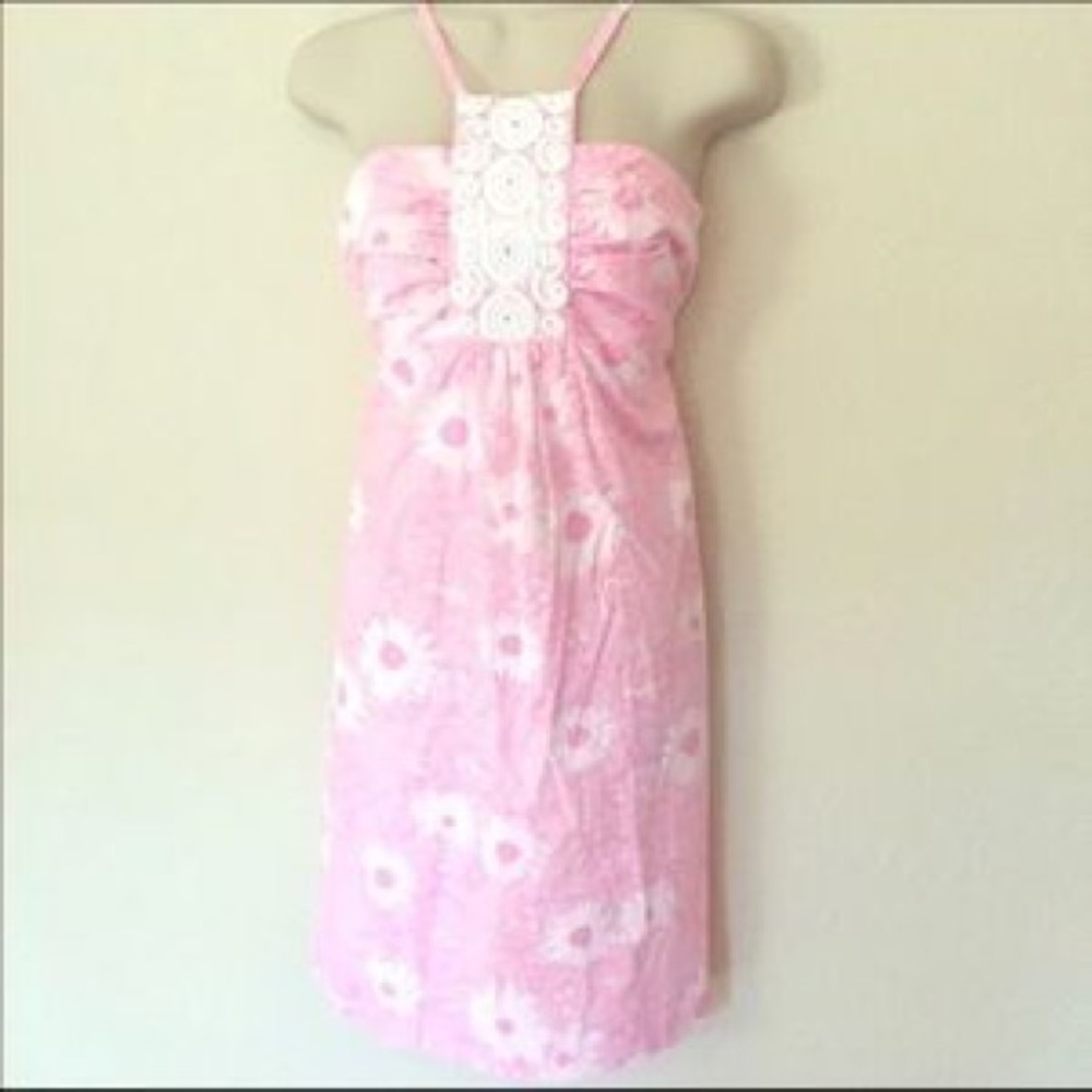 Lilly Pulitzer Pink Raccoon Bandit Dress